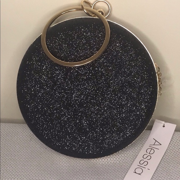 Sparkly clutch with shoulder strap - Picture 3 of 5